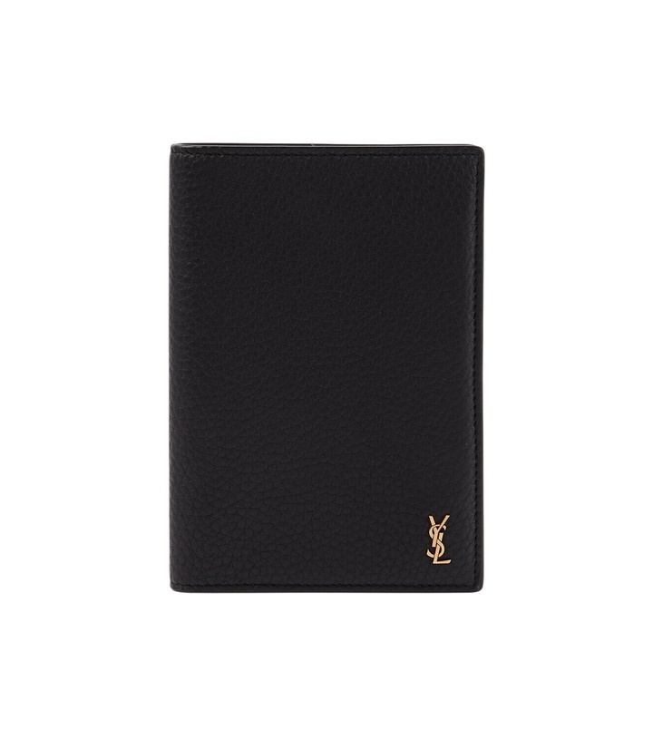Photo: Saint Laurent Cassandre leather card holder