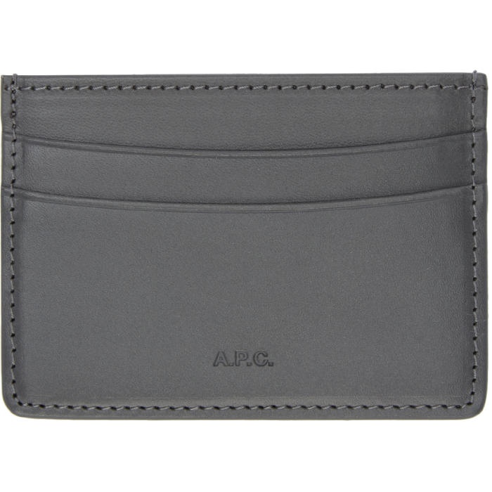 Photo: A.P.C. Grey Andre Card Holder 