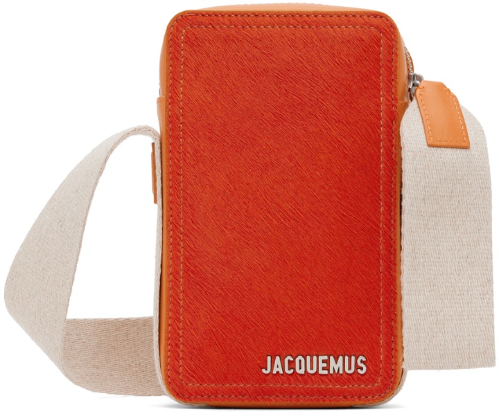 Photo: Jacquemus Orange Le Raphia 'Le Cuerda Vertical' Bag