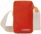 Jacquemus Orange Le Raphia 'Le Cuerda Vertical' Bag
