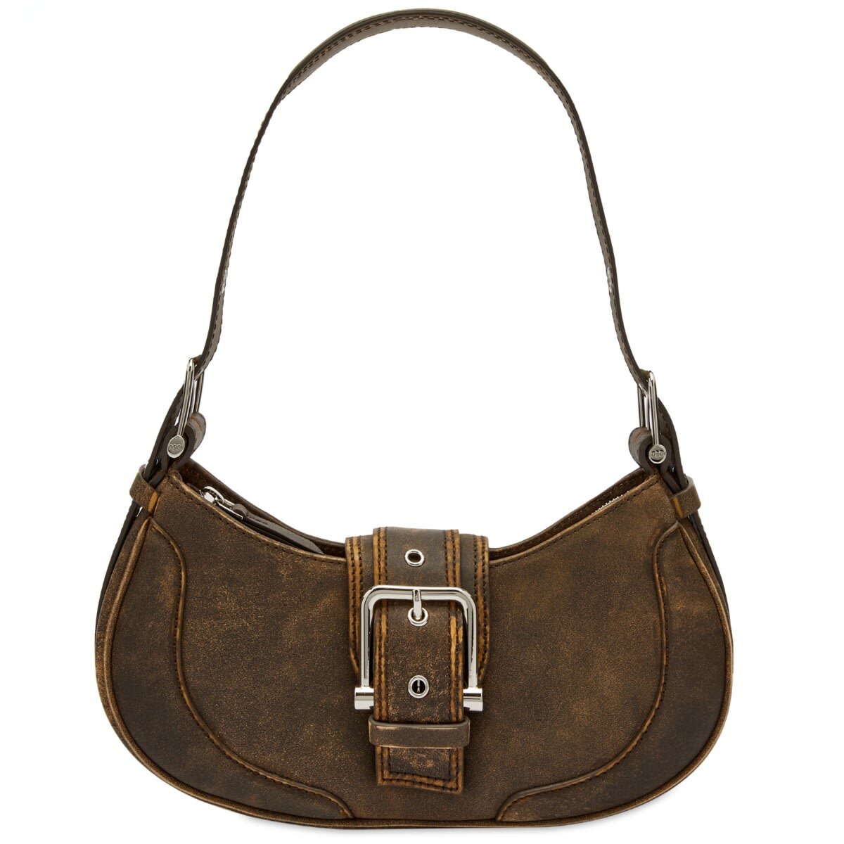 OSOI Women's Hobo Brocle Bag in Vintage Brown OSOI