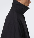 Studio Nicholson Revere leather-trimmed cotton-blend trench coat