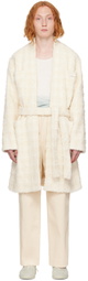 young n sang Off-White Serene Rural Landscapes Coat