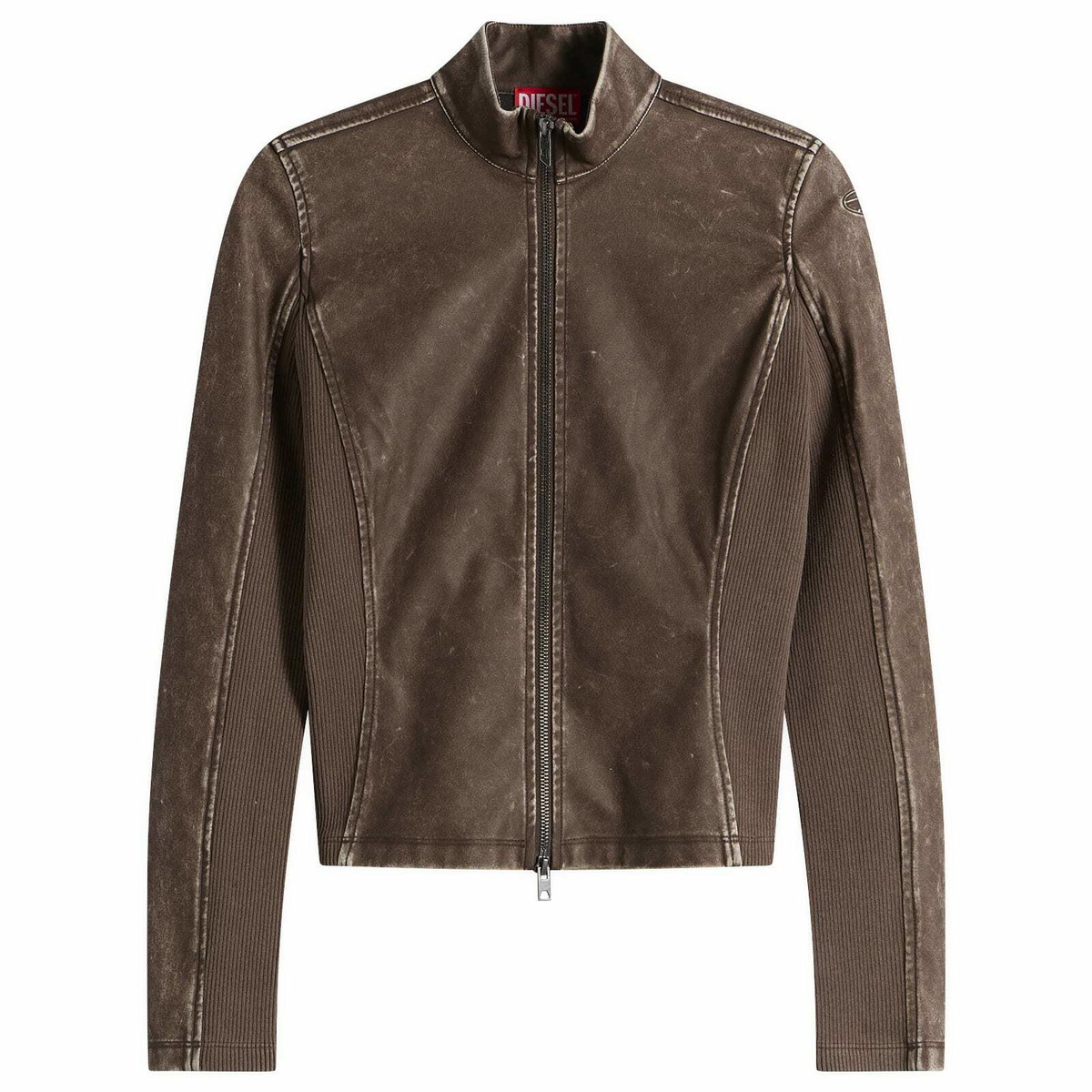 Diesel Women's T-Hunder Long Sleeve Top in Brown