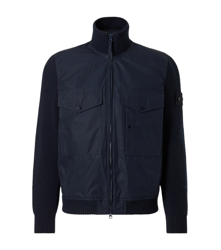 Photo: Stone Island Compass cotton bomber jacket