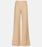 Loro Piana - Lexington wide-leg cashmere knit pants