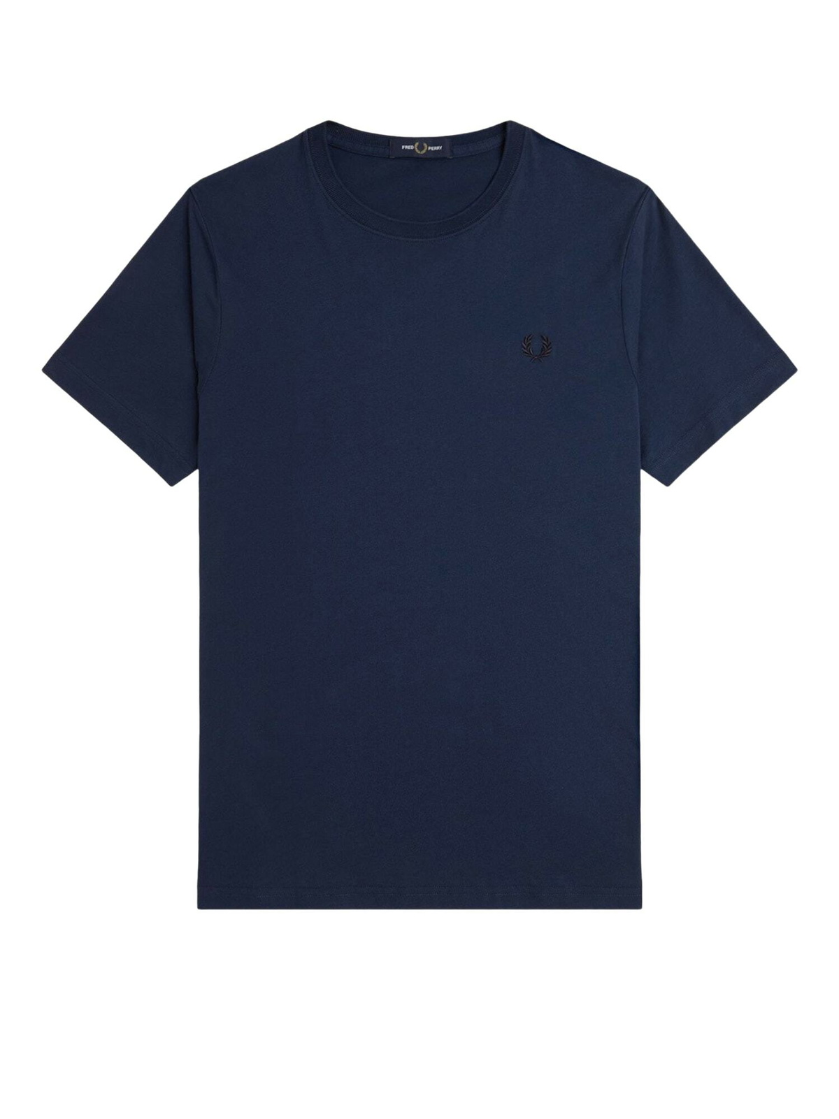 Tシャツ・カットソー FRED PERRY T-SHIRT WITH STRIPED MANIHE BORDER Fred Perry T-shirt With Striped Manihe Border Fred Perry