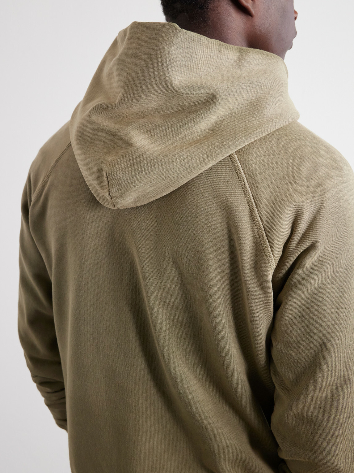 Les Tien - Cotton-Jersey Hoodie - Green