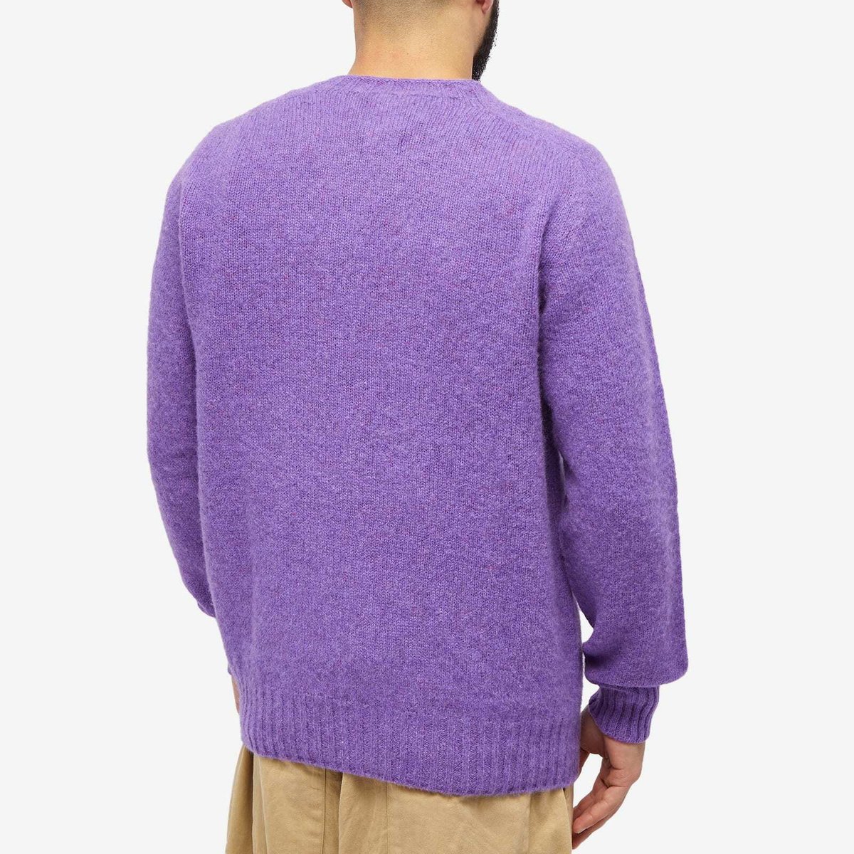 Howlin by Morrison Men's Howlin' Birth of the Cool Crew Knit in Purple Lover