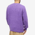 Howlin by Morrison Men's Howlin' Birth of the Cool Crew Knit in Purple Lover