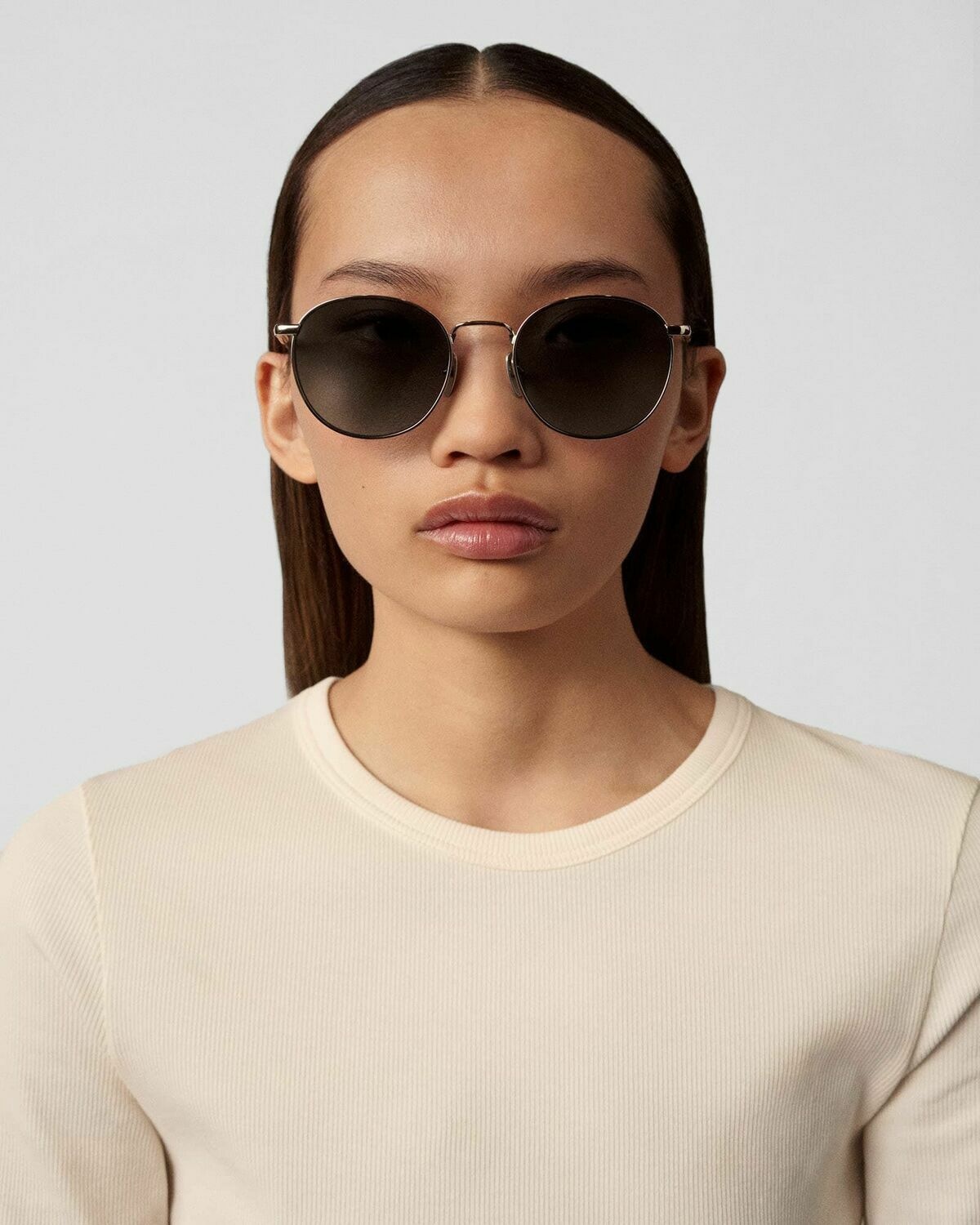 Chimi Eyewear Round Grey P Sunglasses Grey - Mens - Eyewear