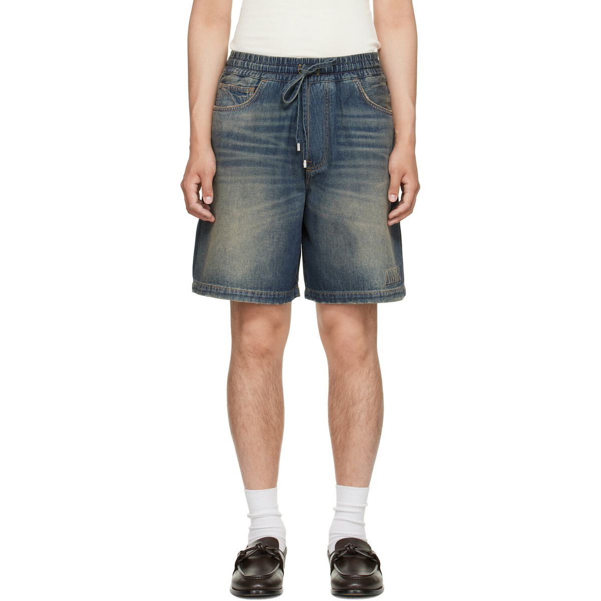 AMIRI Blue Bandana B-Ball Shorts Amiri