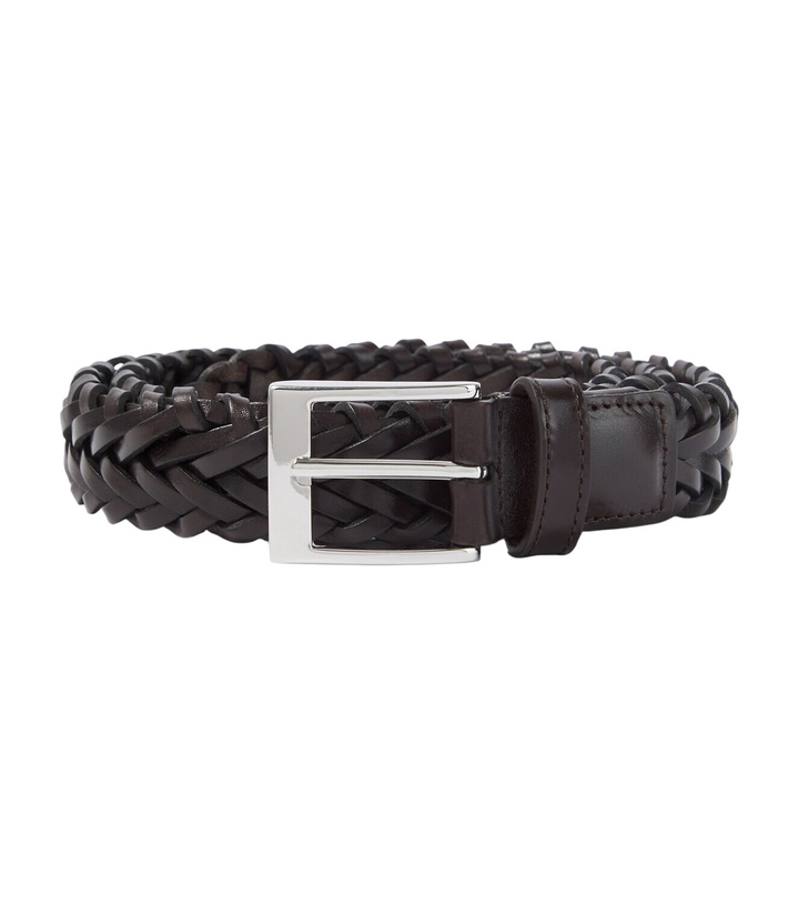 Photo: Lardini Braided leather belt
