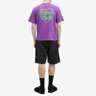 Human Made Men's Coloured Small Heart T-Shirt in Purple