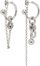 Justine Clenquet Silver Abel Earrings