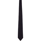 tss Navy Linen Herringbone Tie