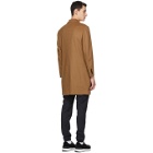 Z Zegna Tan Wool and Cashmere Coat