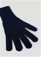 Thom Browne - Four Bar Stripe Gloves in Navy