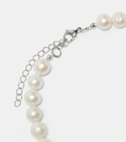 Magda Butrym Floral faux pearl pendant necklace