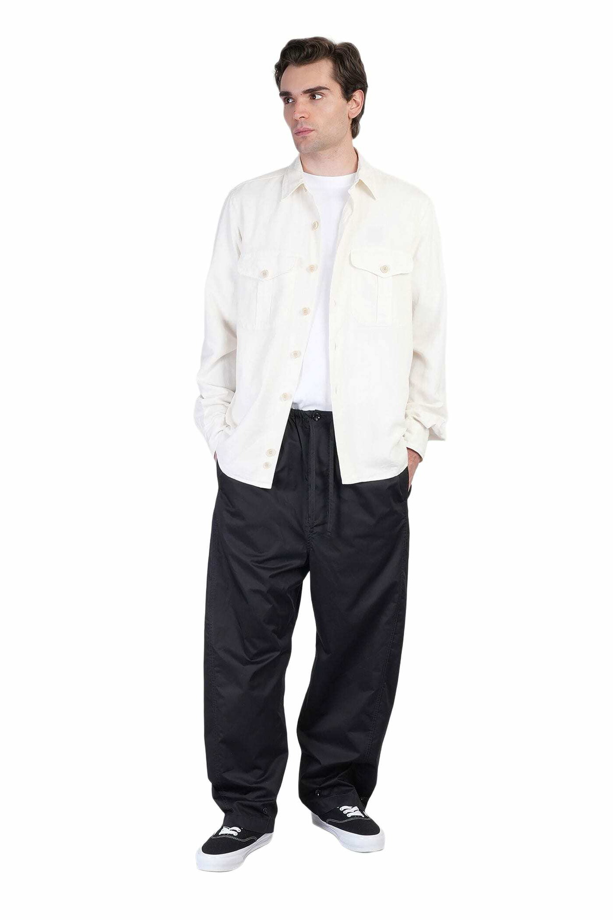 Aspesi Glenn Shirt In Beige Linen