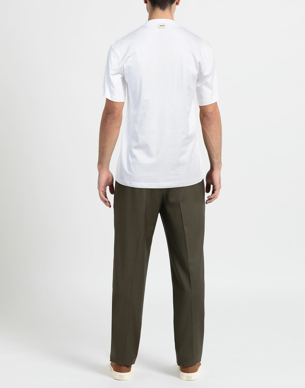 Sunnei Mens T-shirt in White
