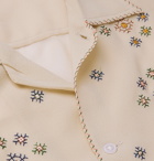 BODE - Embroidered Voile Shirt - Neutrals