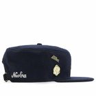 New Era Heritage Logo Chainstitched Wool Pillbox Cap in Navy 