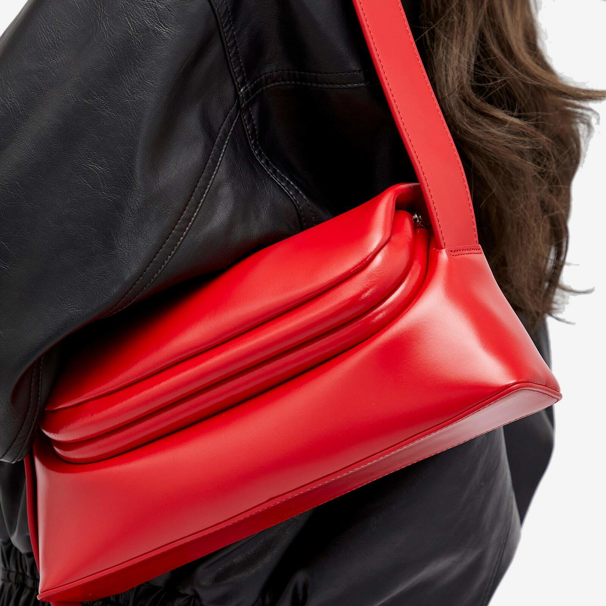 ショルダーバッグ・ポシェット OSOI Folder Brot Shoulder Bag - Osoi - Leather - Red Osoi Folder brot bag smooth cherry red leather | Pipe and