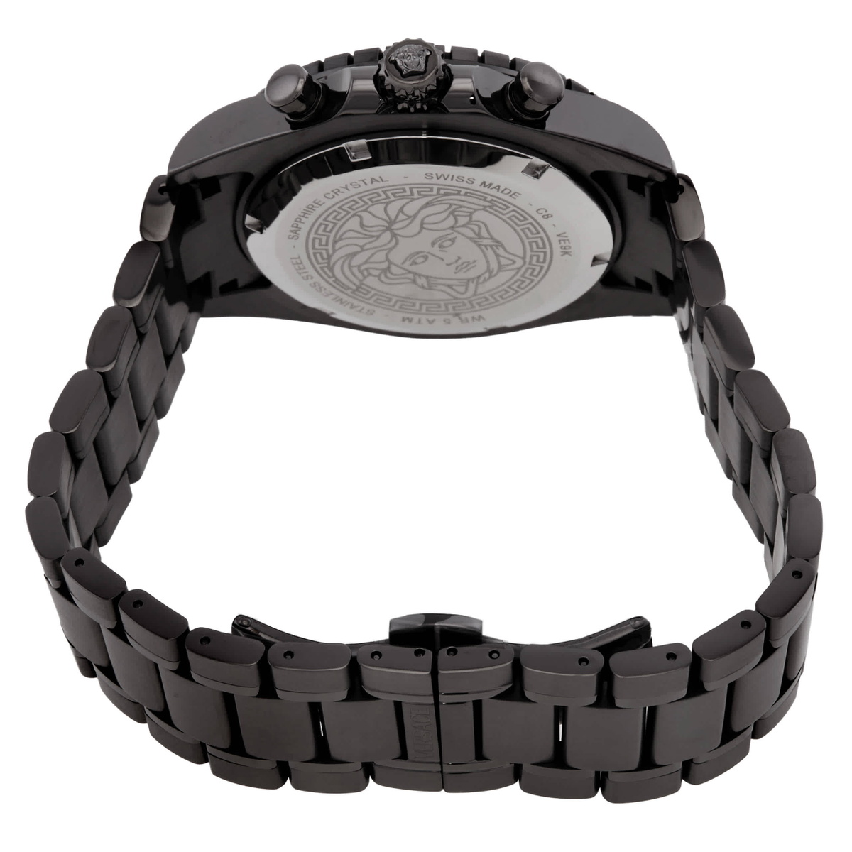 Versace Chrono X Quartz Green Dial Mens Watch VE9K00624