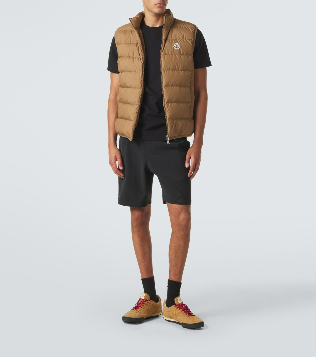Moncler Cotton-blend jersey T-shirt