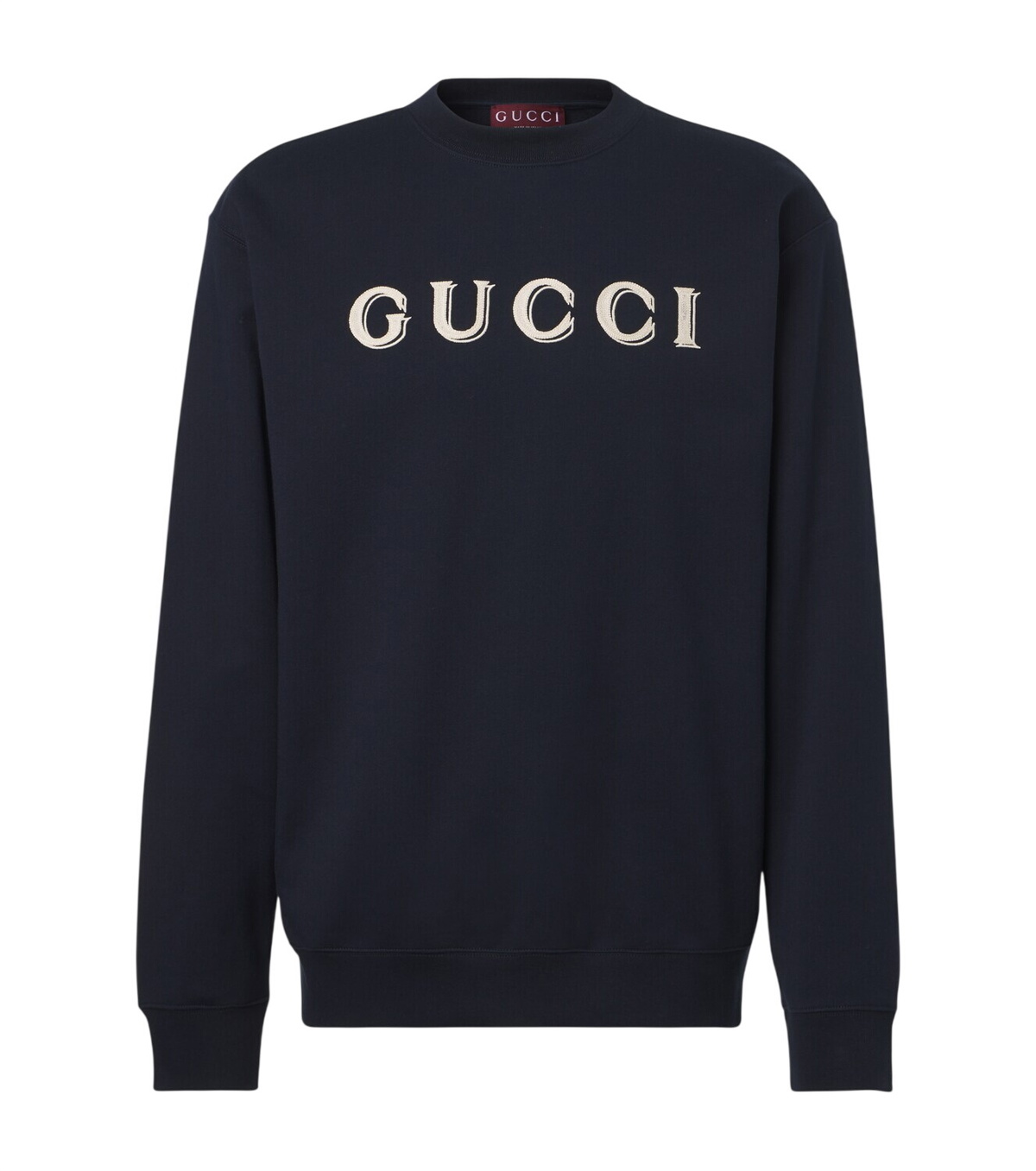 Gucci Logo-embroidered cotton jersey sweatshirt Gucci