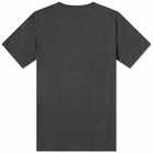 Alexander McQueen Men's Logo Taped T-Shirt in Charcoal/Multi