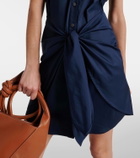 Veronica Beard Aimee cotton-blend shirt dress