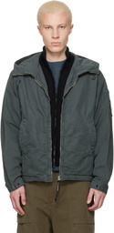 C.P. Company Green Micro-Reps Hooded Lens Jacket
