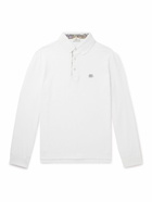 Etro - Logo-Embroidered Cotton-Piqué Polo Shirt - White