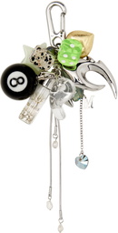 Marland Backus SSENSE Exclusive Silver 8 Keychain