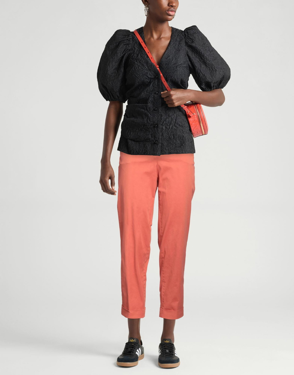 Peserico Womens Pants in Orange