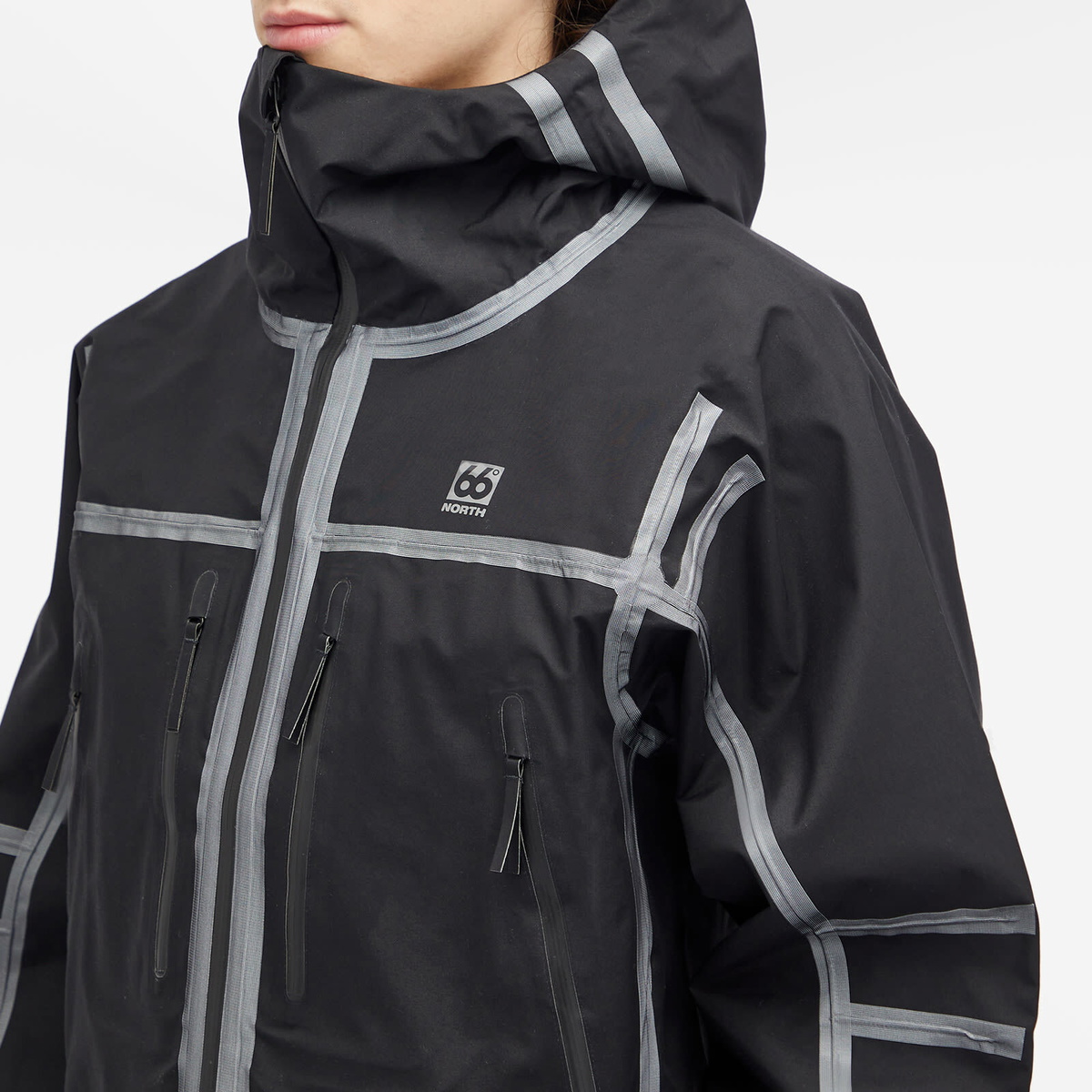 66° North Men's Aegissida Shell Jacket in Black 66° North