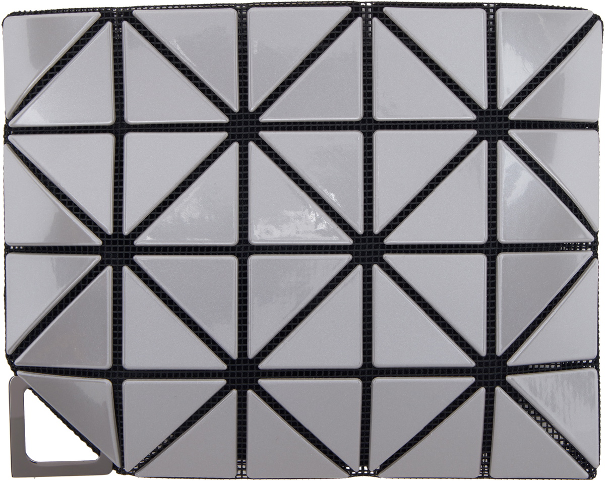 BAO BAO ISSEY MIYAKE Gray Flipper Card Holder