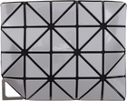 BAO BAO ISSEY MIYAKE Gray Flipper Card Holder