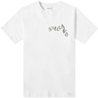Soulland Men's Metal Letters Logo T-Shirt in White