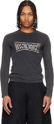 032c Black One Dollar Bill Tight Longsleeve T-shirt