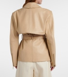 Sportmax Stenzone convertible leather jacket