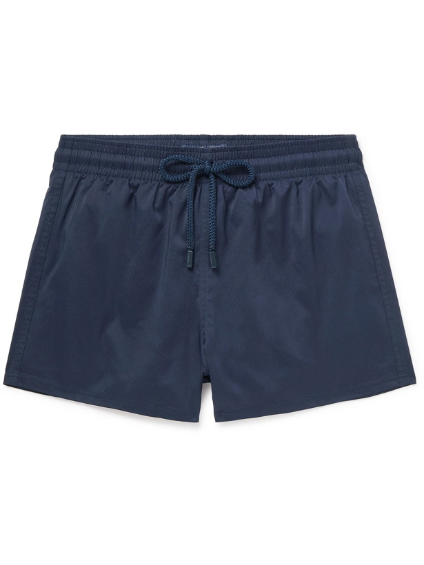 Photo: Vilebrequin - Man Short-Length Swim Shorts - Blue