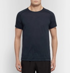 FALKE Ergonomic Sport System - Wool and Silk-Blend Jersey T-Shirt - Blue