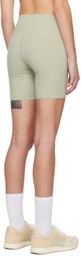 Alo Green High-Waist Biker Shorts
