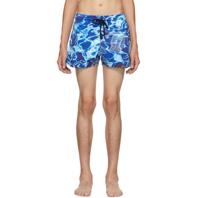 Photo: Vilebrequin Blue Man Splash Swim Shorts