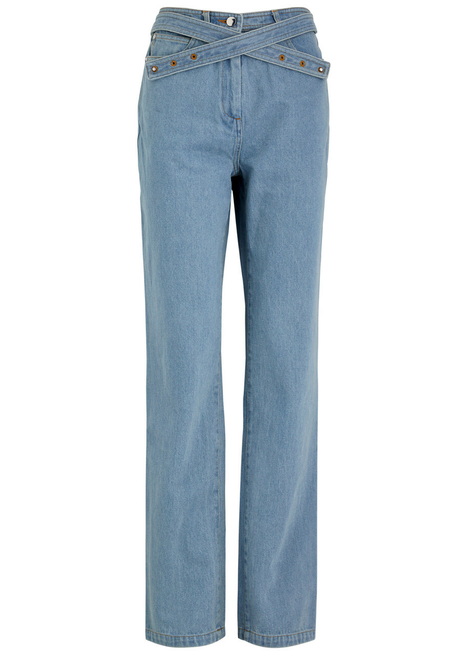 Paris Georgia Jo Straight-leg Jeans Blue Paris Georgia