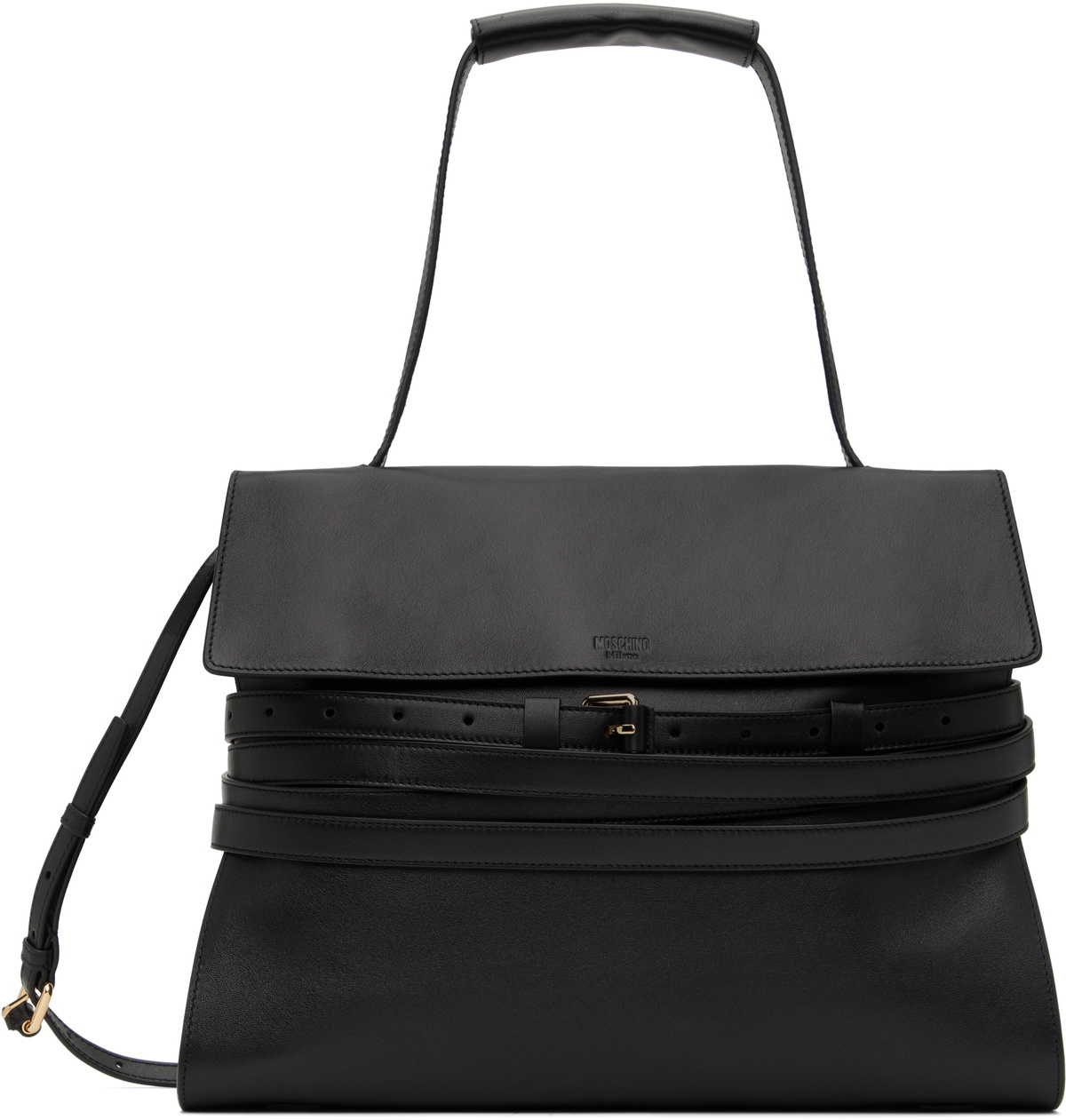 Moschino Black Logo Duffle Bag Moschino