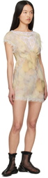 Collina Strada Multicolor Waterlily Minidress